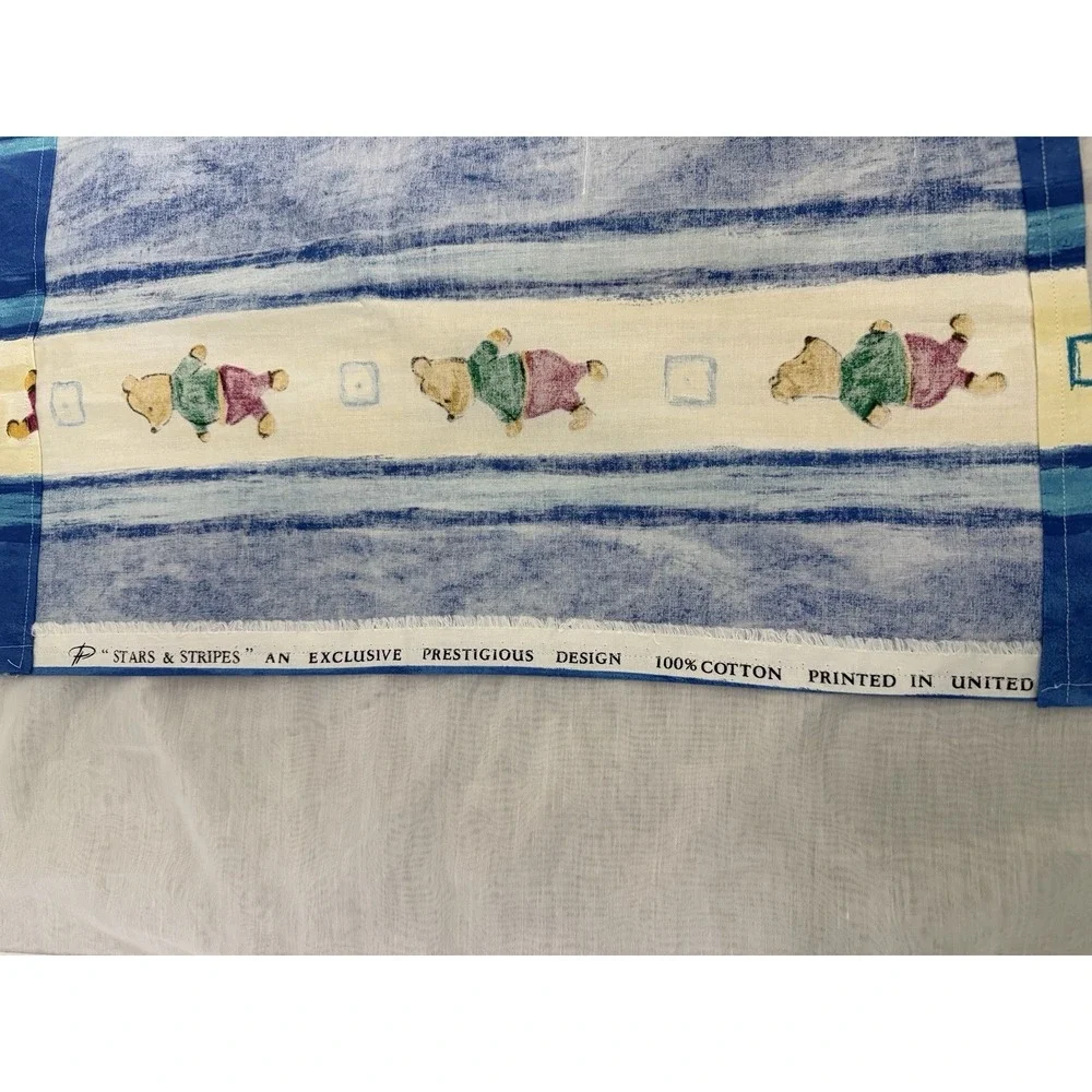 New Disney Winnie The Pooh Handmade Graphic Print Curtain Valance Nursery 54x24